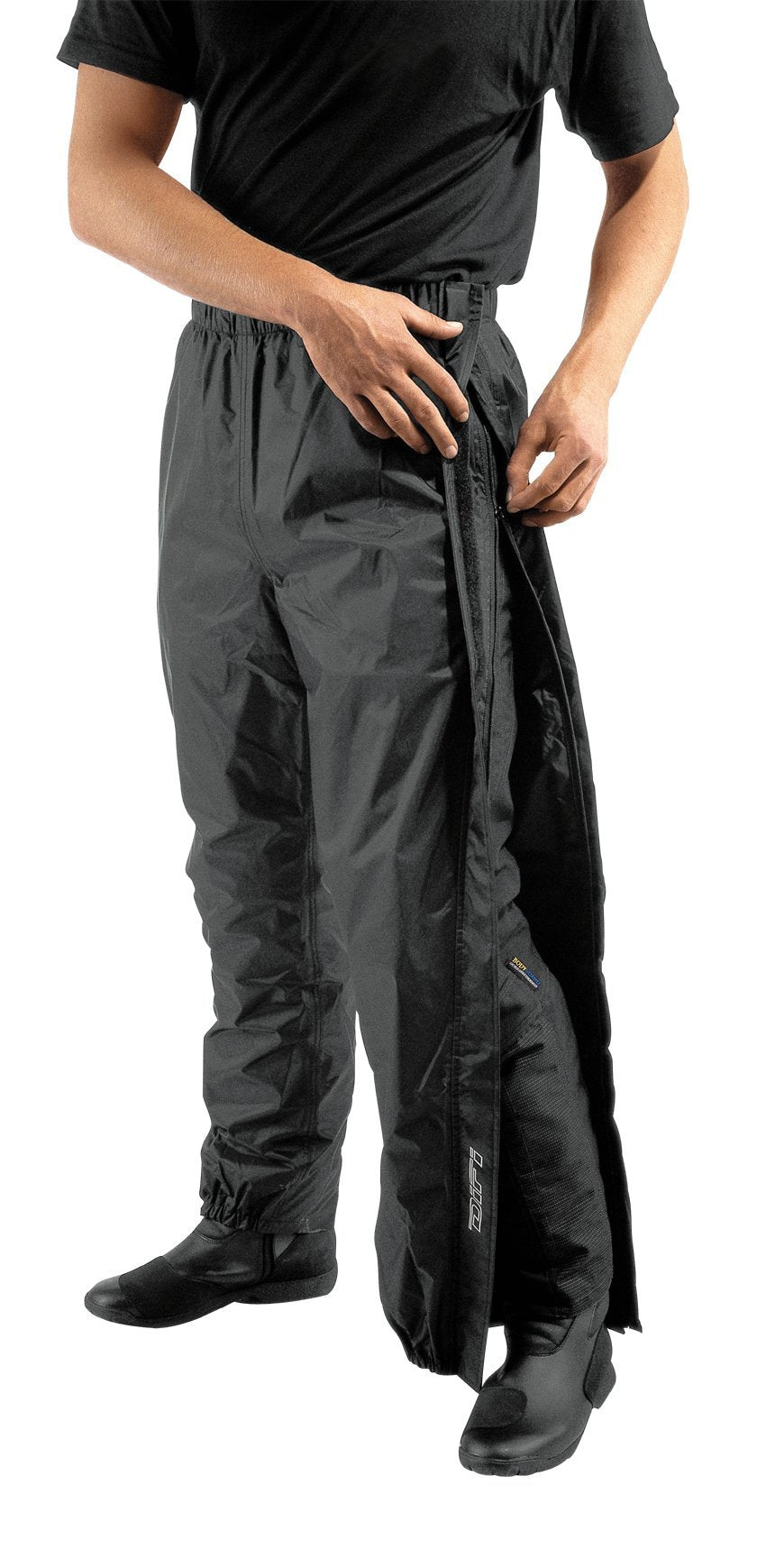 Difi Zip Regenhose , Schwarz, 3XL 3XL Schwarz, 3XL Schwarz