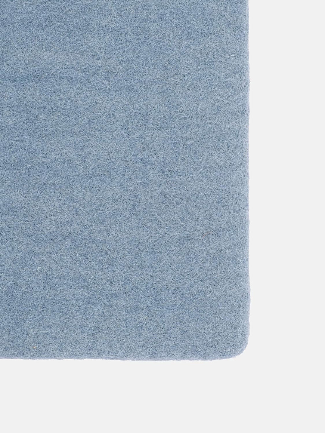 myfelt Flache Filz Sitzauflage, Filz Stuhlauflage - Mia - quadratisch, 36x36 cm, Hellblau, Hellblau