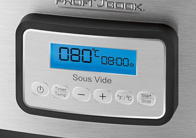 Profi Cook SV-1112 ProfiCook Sous Vide – Schongarer Topf und Vakuum für Küche Kochen bei niedrigen T