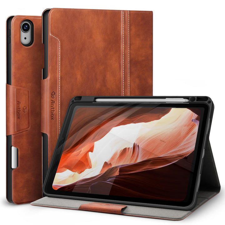 Antbox Hülle für iPad Air 5./4. Generation 2022/2020 iPad 10.9 Zoll mit Stifthalter Apple Pencil Hal