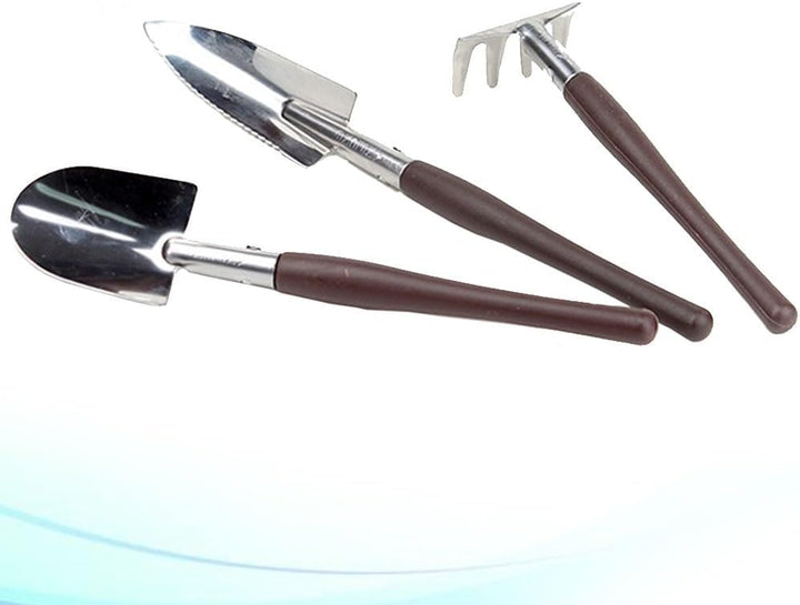 Hemoton 3-teilig Gartenwerkzeug Set Mini Harke für Blumentopf Handheld-Garten-Werkzeug-Set, Mini-Har