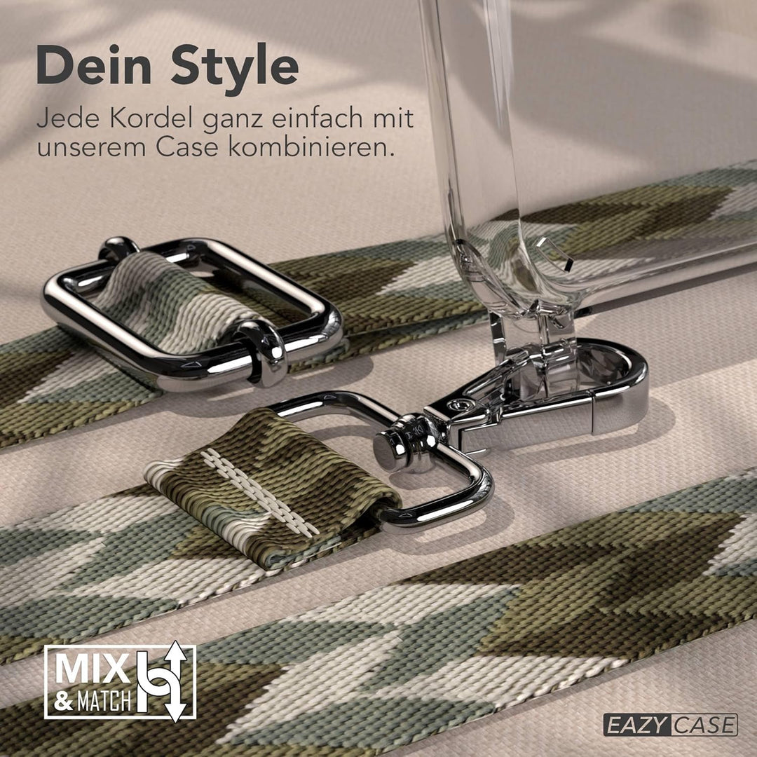 EAZY CASE Handykette - Verstellbares Taschenband kompatibel mit iPhone 11, Schulterriemen, Handykord