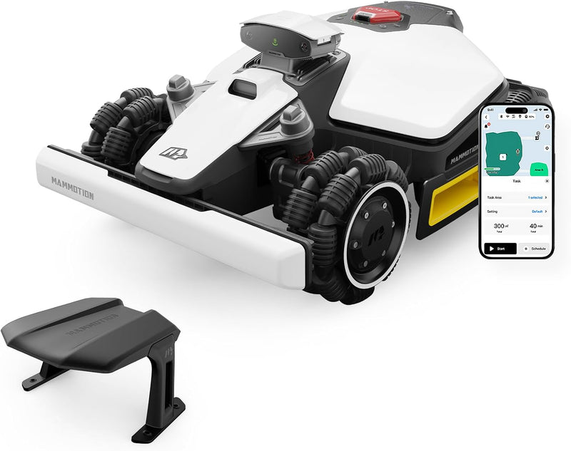 MAMMOTION LUBA mini AWD 800 Mähroboter ohne Begrenzungskabel, NetRTK+Vision, Keine RTK-Antenne erfor