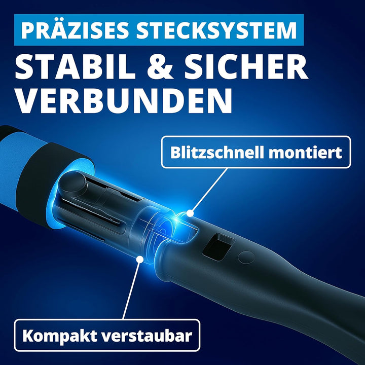 LICARGO 2X Eiskratzer Auto mit Besen 67cm - stabil & wackelfrei - kratzerfrei & lackschonend Schneeb