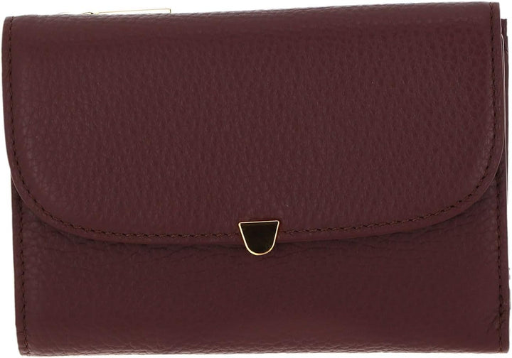 Coccinelle Leder Geldbörse Ida Flap Wallet Carruba braun, Carruba