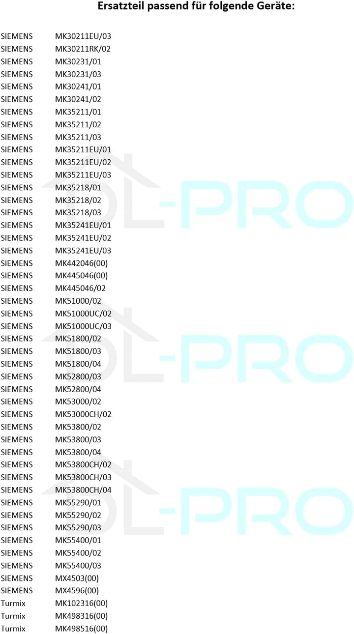 DL-pro Reibscheibe Ø 16cm für Bosch Siemens MUM4 MUM5 MUM8 00080159 080159 Schneidscheibe Scheibe mi