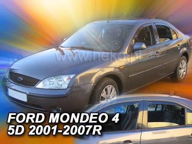Heko Towequipe HEKO-15232 Windabweiser für Ford Mondeo 2000-2007, Fünftürer-Limousine, 4 Stück