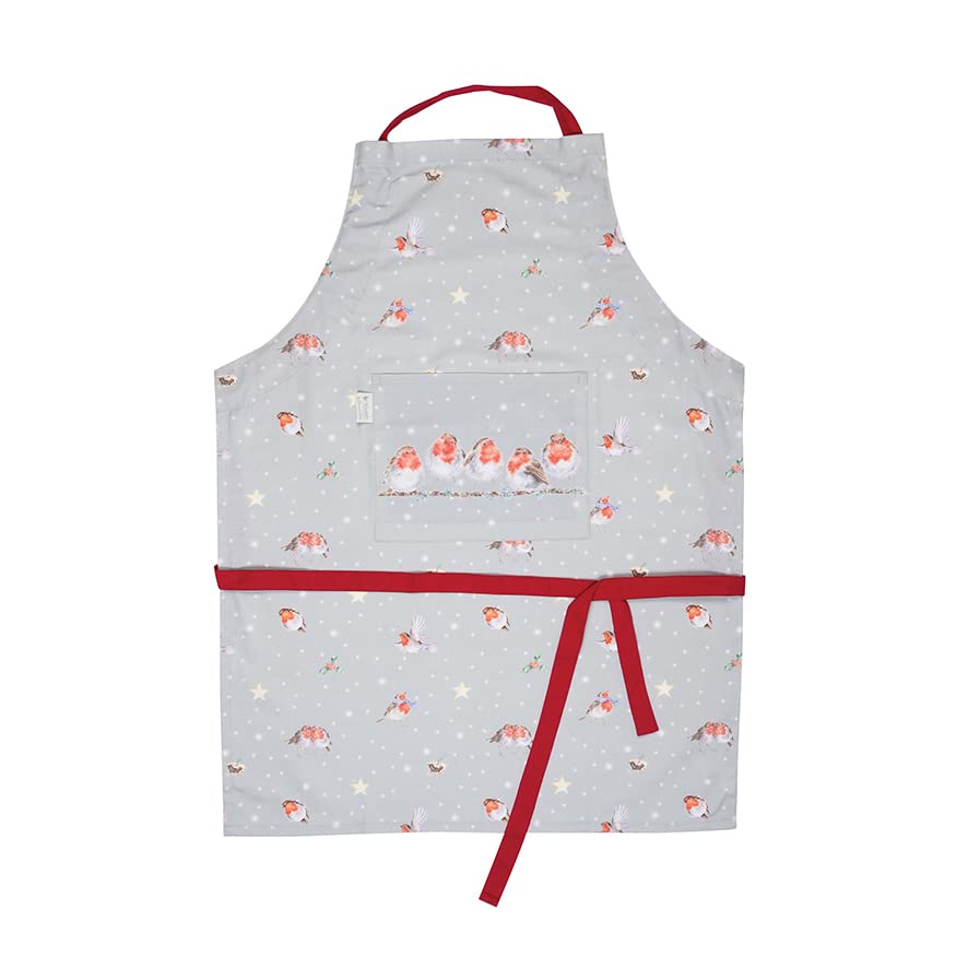Wrendale Baumwollschürze Christmas Apron Robin