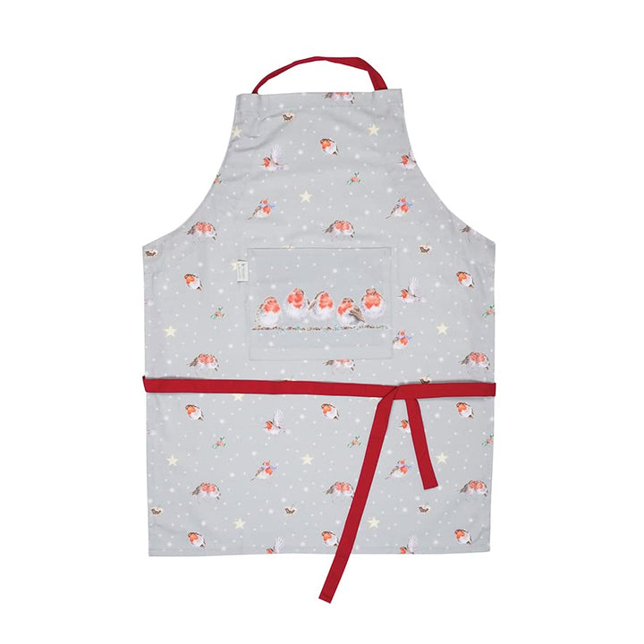Wrendale Baumwollschürze Christmas Apron Robin