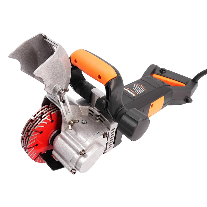 Mauernutfräse,Elektrischer Betonschneider,Kabelschlitzfräse,4800W-Motor,Geschwindigkeit von Bis Zu 5