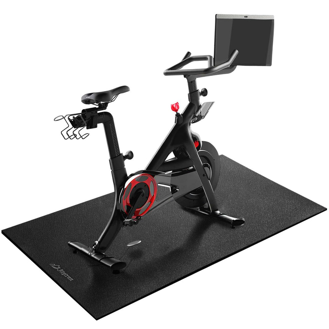 Bodenschutzmatte Laufband | 6 mm, 152 x 76 cm Bodenmatte für Sportgeräte, Fitnessgeräte, Schalldämme