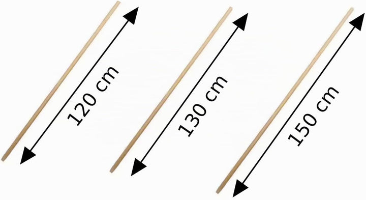 All4All Schaufelstiel 130cm, Holzgrif, Spatenstiel,Ersatz Spaten,Holz Stiel aus Buche,Ersatzstiel,Ga