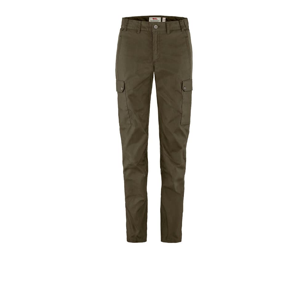 FJALLRAVEN Damen Stina Trousers W Hosen 38 Dunkles Olivgrün, 38 Dunkles Olivgrün