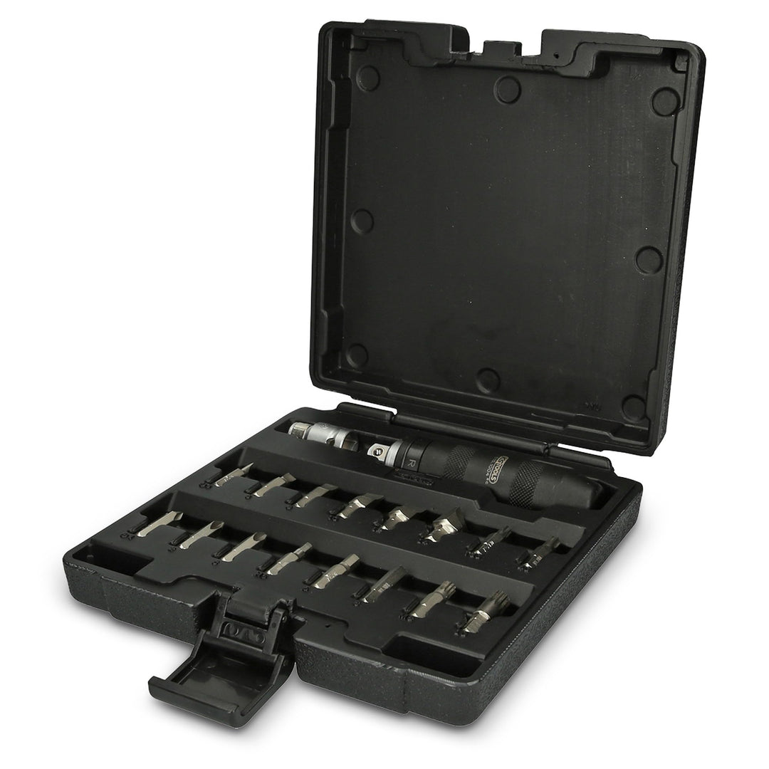 KS Tools 515.1000 1/2 Hand-Schlagschraubendreher-Satz, 18-TLG Schwarz