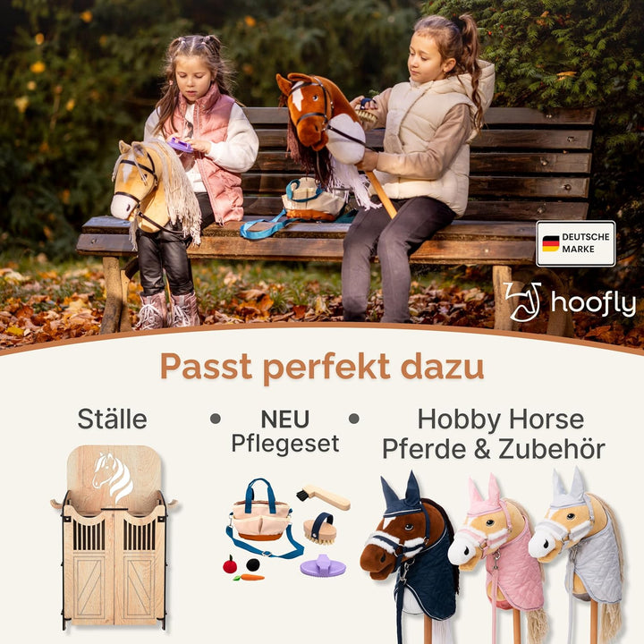 Hobby Horse Hindernis Höhenverstellbar bis 100 cm – Turnier Hürde für Kinder &amp; Jugendliche, Profi Ho