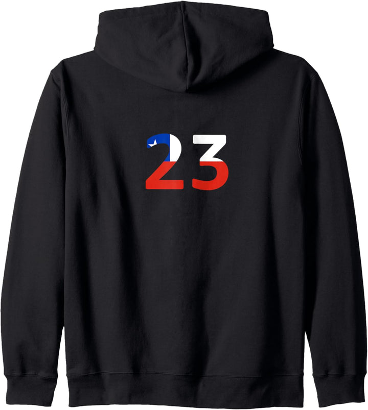 Flagge Chile Kapuzenjacke