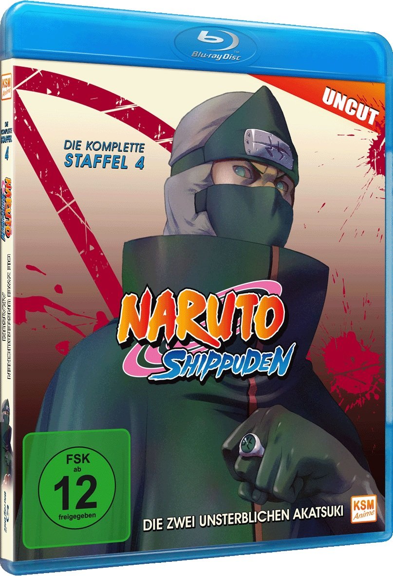 Naruto Shippuden, Staffel 4: Die Zwei Unsterblichen Akatsuki (Episoden 292-308, uncut) [Blu-ray], Bl