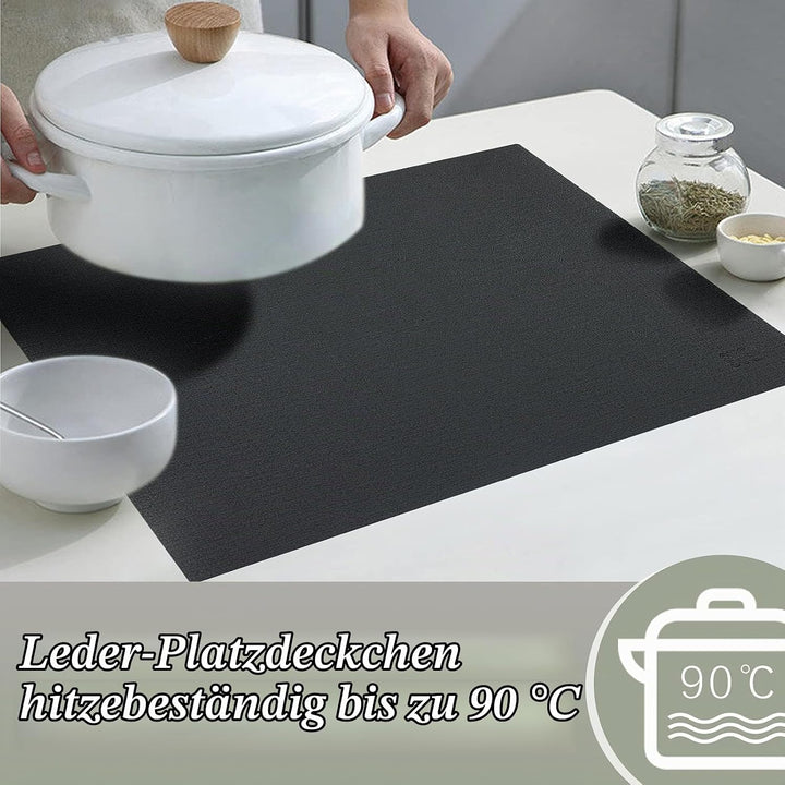 SUEH DESIGN Tischsets und Platzsets im 6er-Set in Lederoptik, Abwaschbar | Abwischbar Tischsets, Hit