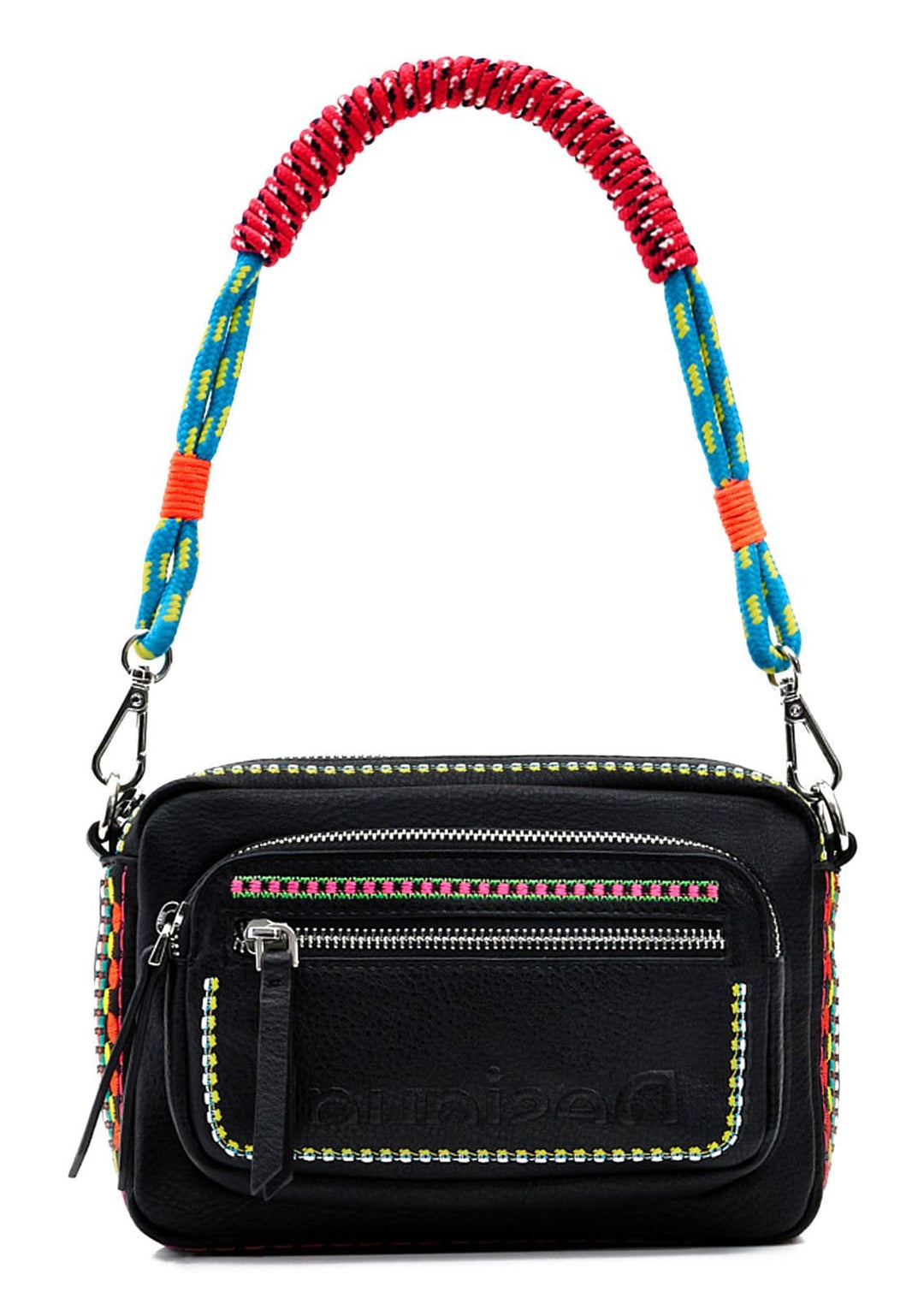 Desigual Damen Bag_Raven_Cambridge Mini 1001 RAW Schwarz, Schwarz