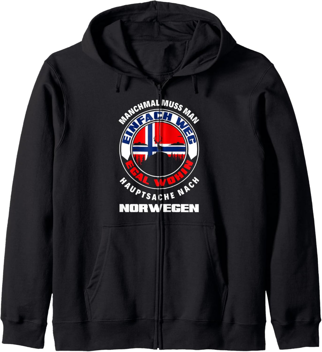 Norwegen Reise Urlaub Norweger Spruch Lustiges Norwegen Kapuzenjacke