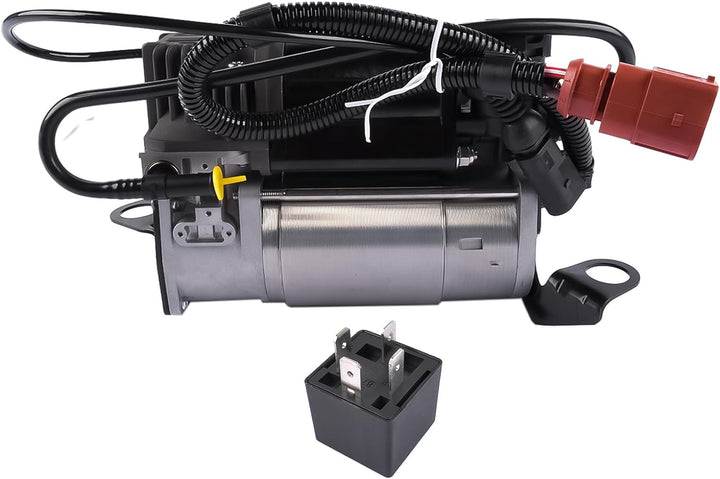 Flynsu Luftfederung Kompressorpumpe Ersatz für A6 4F C6 Avant Allroad 4F0616006A 4F0616005E 4F061600