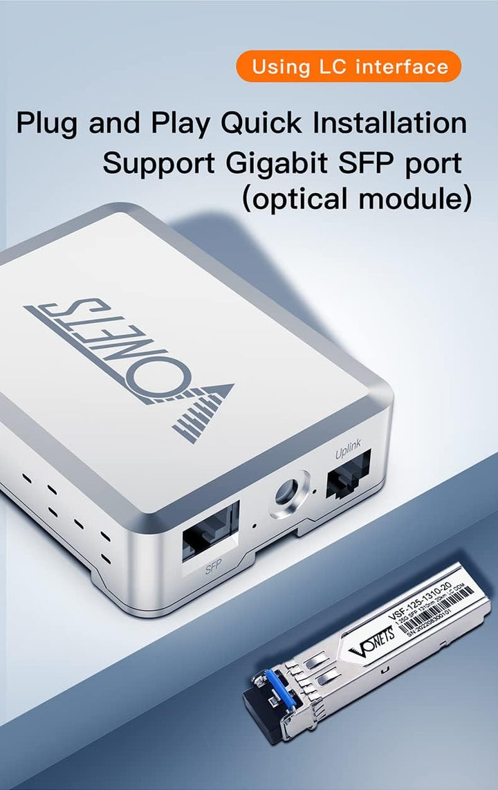 VONETS Industrial PoE Gigabit Switch Gigabit Ethernet Netzwerk Switch Ethernet RJ45 Splitter Extende