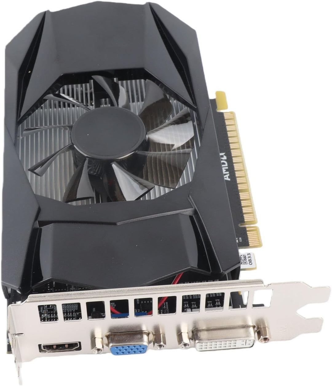 PC Grafikkarte für RADEON HD 7670, Computer Grafikkarte mit Windforce-Kühlsystem Gaming Grafikkarte