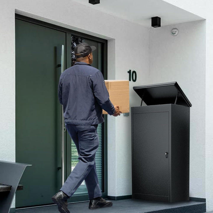 Briefkasten Paketbox für den Aussenbereich, extra grosse Paketboxen mit sicherer Lagerung, wasserdic