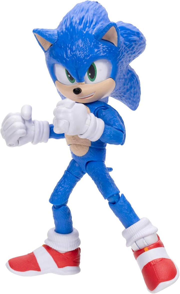 Sonic 423974 3 Movie 12,7 cm The Hedgehog Actionfiguren, Blau, 13cm
