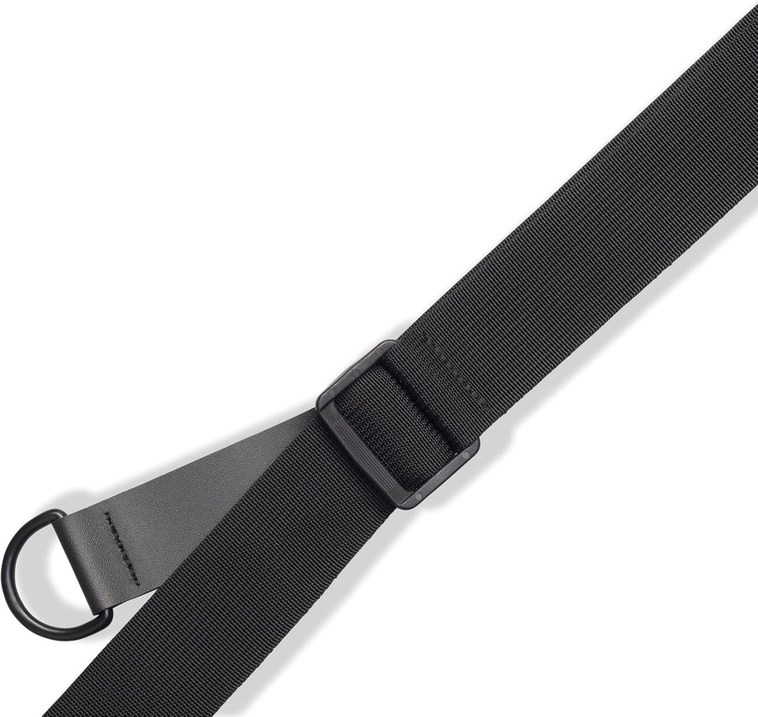 Levy's MRHGP-BLK Gitarrengurt Right Height - Garment Leather Padded 3" - Black Schwarz - Breite, Sch