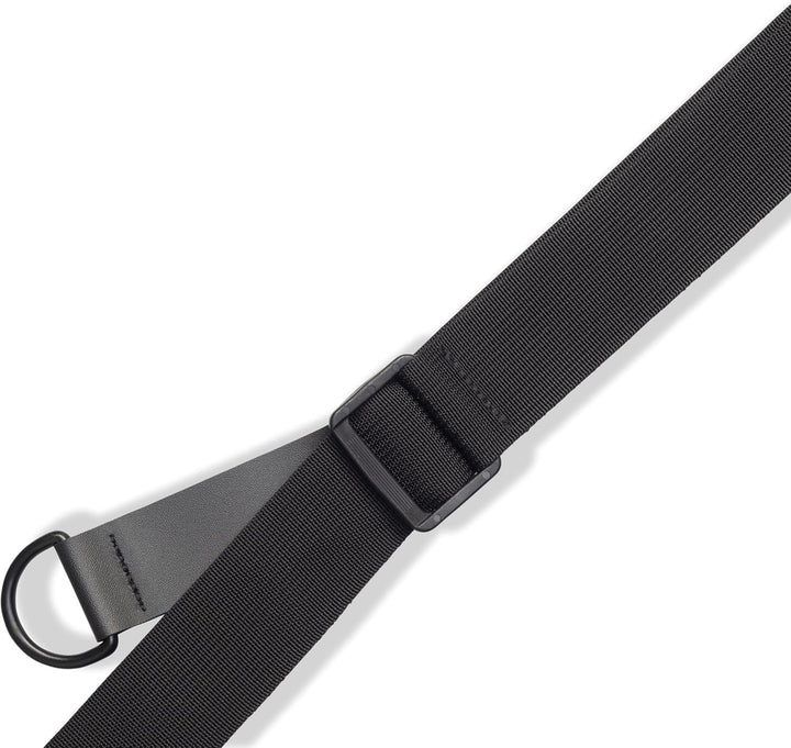 Levy's MRHGP-BLK Gitarrengurt Right Height - Garment Leather Padded 3" - Black Schwarz - Breite, Sch
