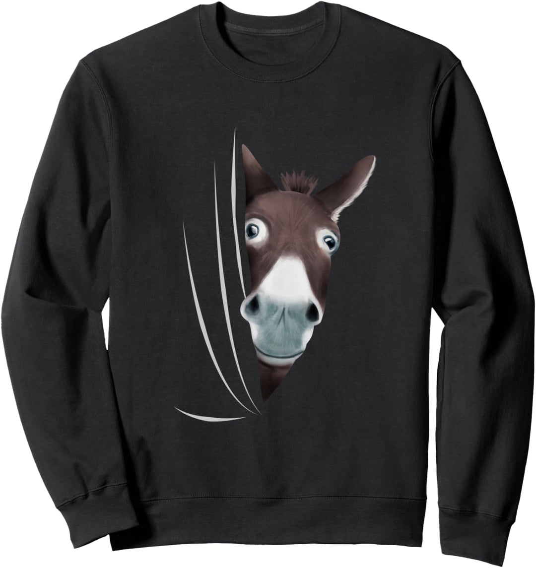 Esel kommt aus Kleidung Kinder Geschenk Outfit Esel Sweatshirt