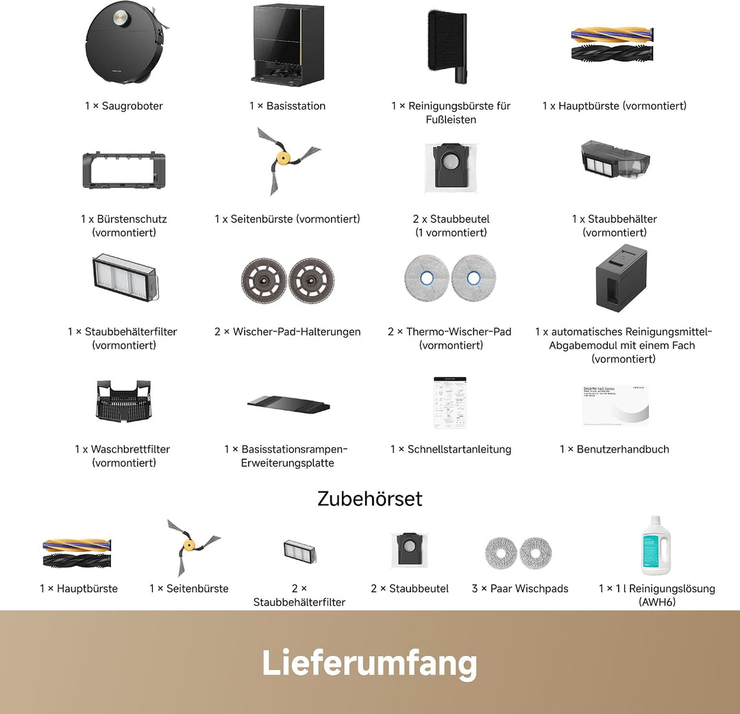 dreame X60 Pro Ultra Complete Saugroboter mit UltraExtend-Armen,42.000Pa X60 Pro Ultra Complete Schw