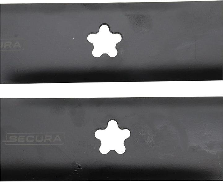 SECURA Rasenmäher Messer 54 CM 107 kompatibel mit Husqvarna CTH 142 164 184 194 242 224TC
