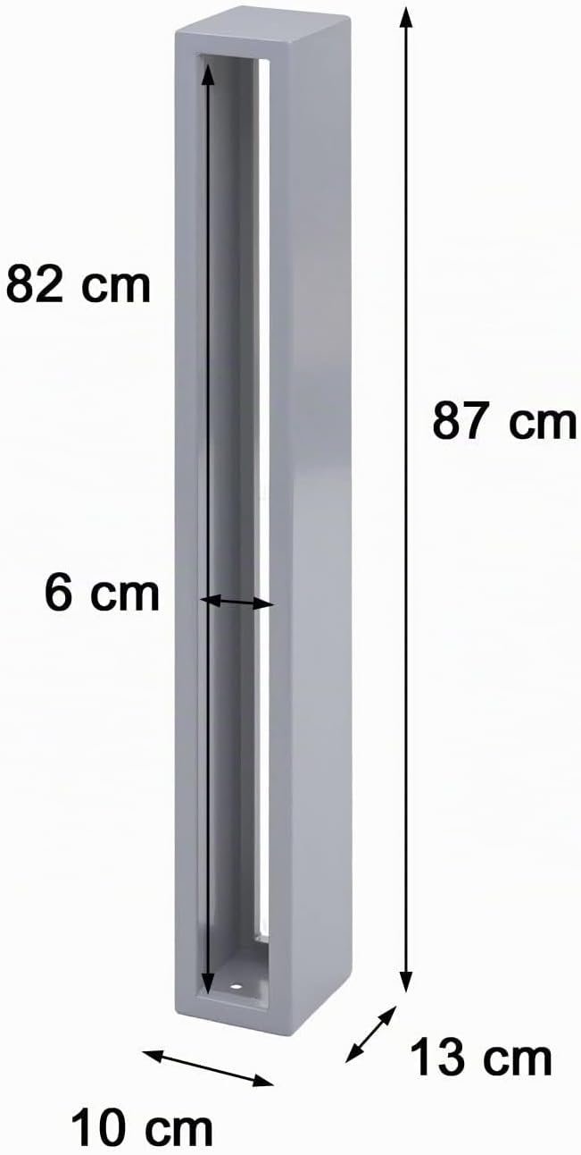 Mendler Fahrradbügel HWC-J80, Fahrradständer Anlehnbügel, verzinkter Stahl Outdoor-pulverbeschichtet
