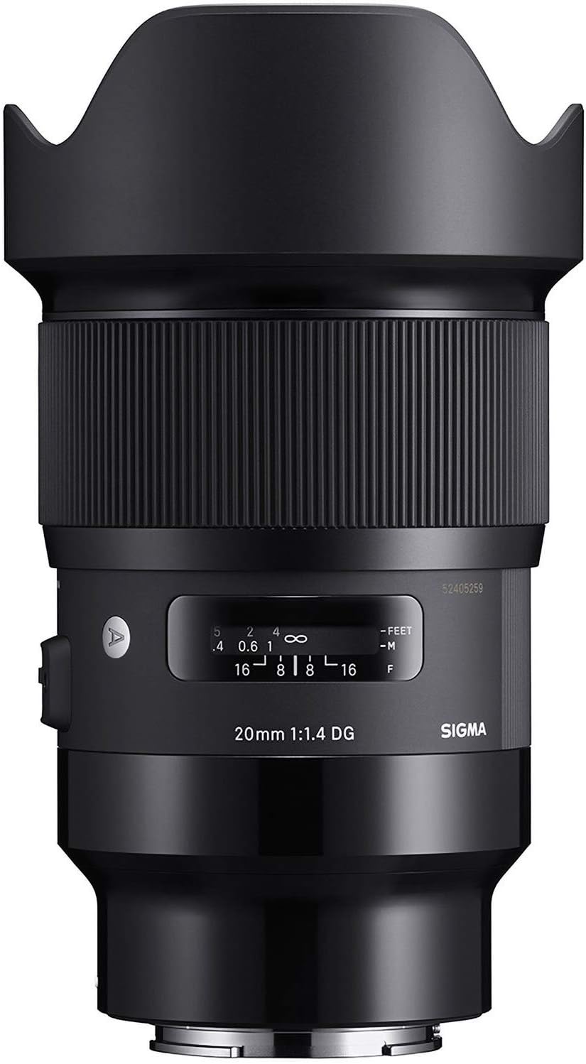 Sigma 20mm F1,4 DG HSM Art Objektiv für Sony-E Objektivbajonett für Sony-E Single, für Sony-E Single