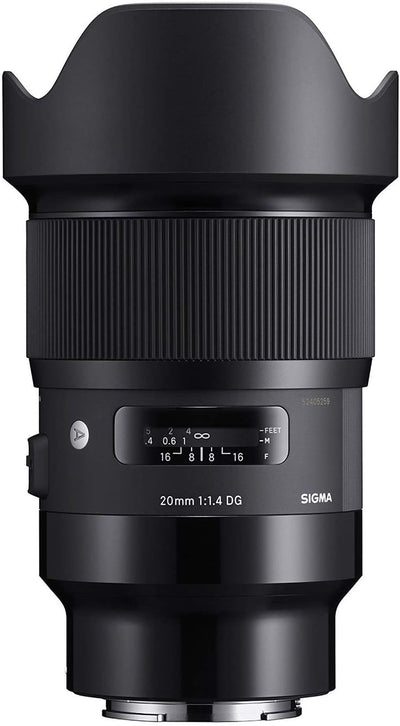 Sigma 20mm F1,4 DG HSM Art Objektiv für Sony-E Objektivbajonett für Sony-E Single, für Sony-E Single