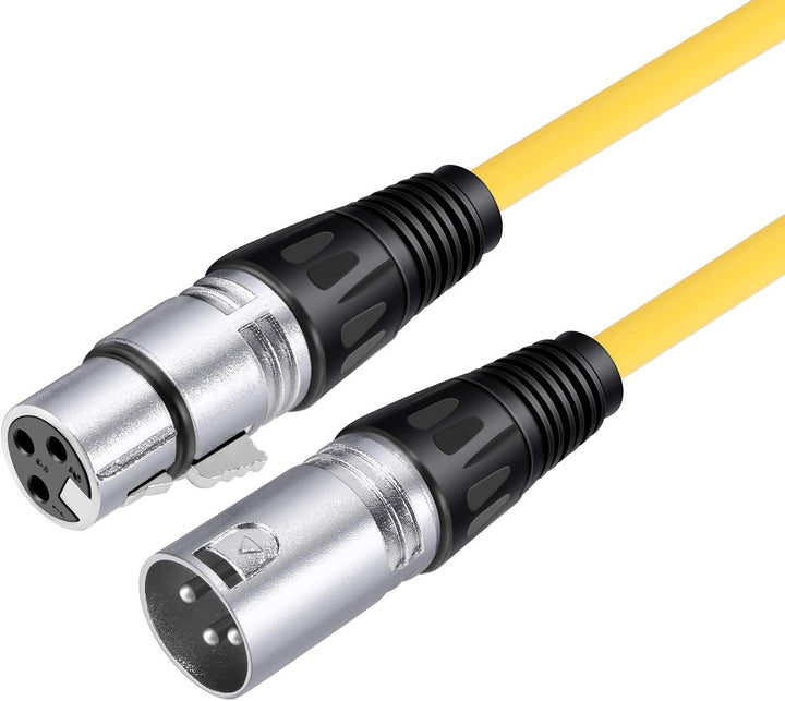 Neewer® 6er Pack 6.5FT / 2M XLR-Stecker auf XLR-Buchse Farbe Mikrofonkabel Gummi versiegelte Verbind