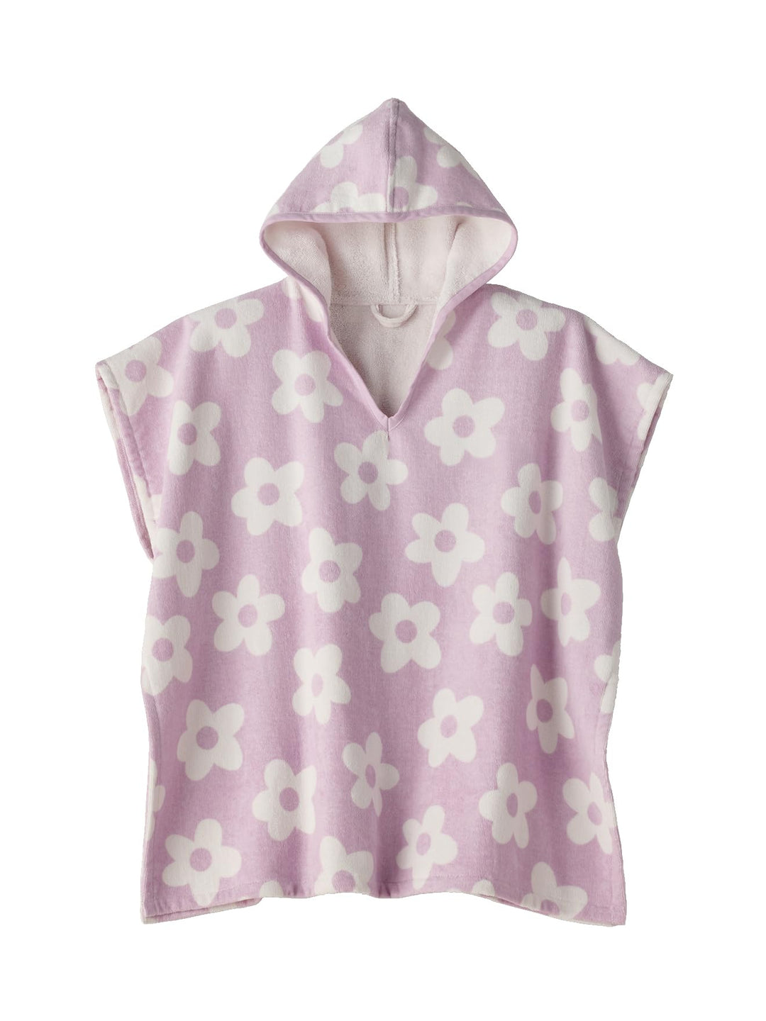 Vertbaudet Kinder Badeponcho mit Recycling-Baumwolle VIOLET 104-116, VIOLET 104-116