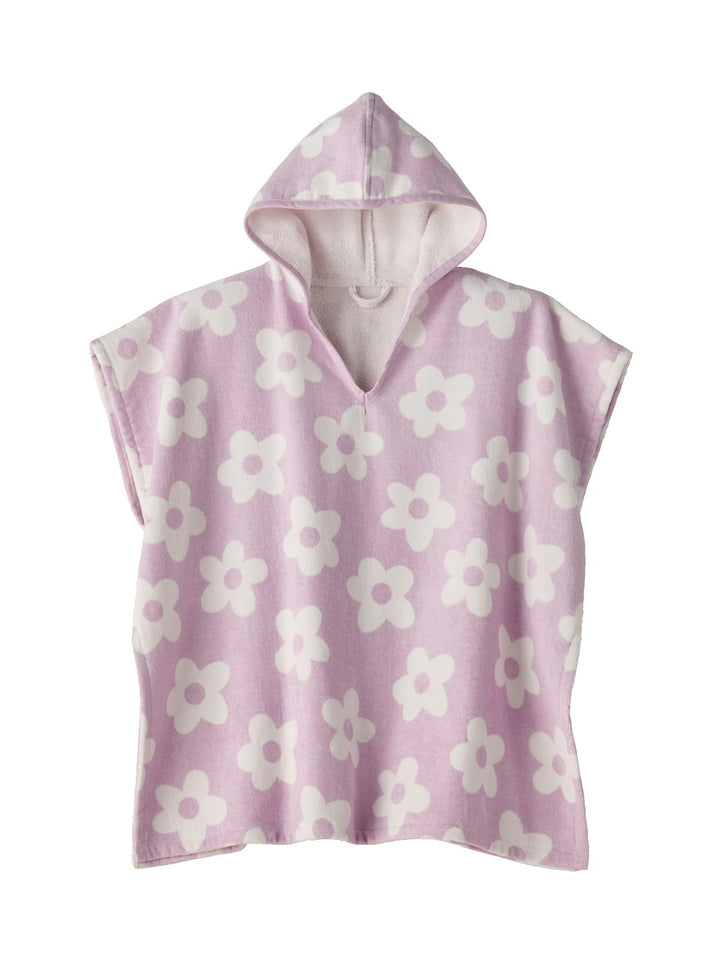 Vertbaudet Kinder Badeponcho mit Recycling-Baumwolle VIOLET 104-116, VIOLET 104-116