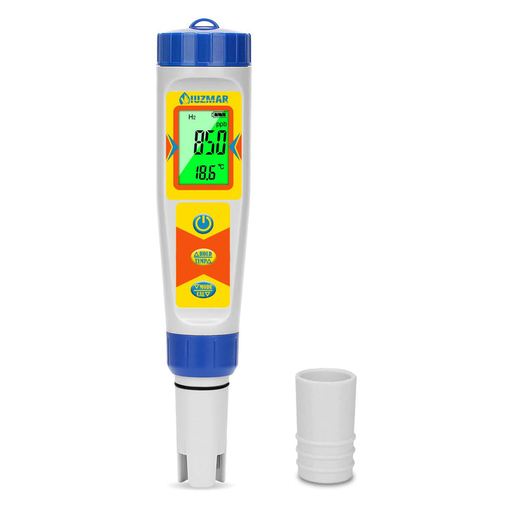 Wasserstoff Messgerät und pH Messgerät Wasser, Wasserstoff Wasserflaschentester für Trinkwasser, 6 i
