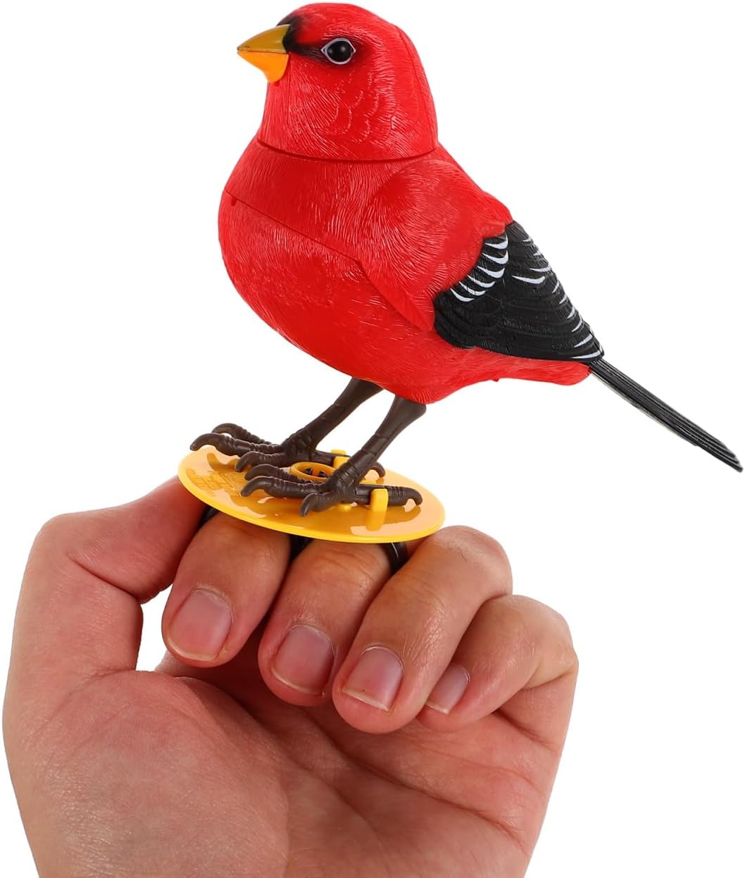 BESPORTBLE Elektrisches Singender Vogel Plastikkunst Vogel Figur mit und Mimikausgabe Vielseitige De