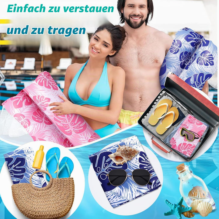 Wasserhängematte Erwachsene 2 Wasser Hängematte mit Netz 4 In 1 Luftmatratze Pool Luftmatratze Netz