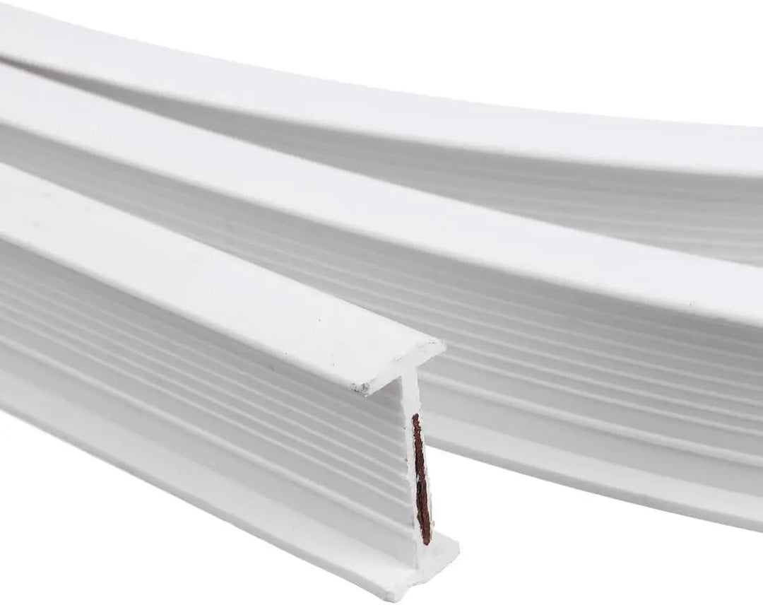 Biegbare Vorhangstange aus Kunststoff, Metall-Legierung, flexibel, für Fenster-Vorhänge, Deckenmonta