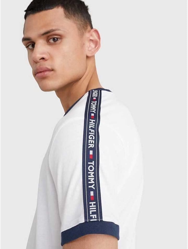 Tommy Hilfiger Herren T-Shirt S Weiss, S Weiss