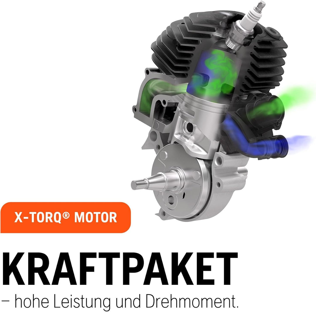 Husqvarna 135R Benzin-Freischneider mit Bullhorn-Griff – 34,6-cm³-X-Torq®-Motor, 47 cm Schnittbreite
