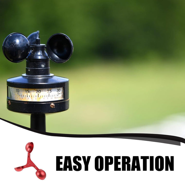 HANABASS Ersatz Windgeschwindigkeitssensor Anemometer Dreibecher 200mm Aluminium Windmesssensor Für