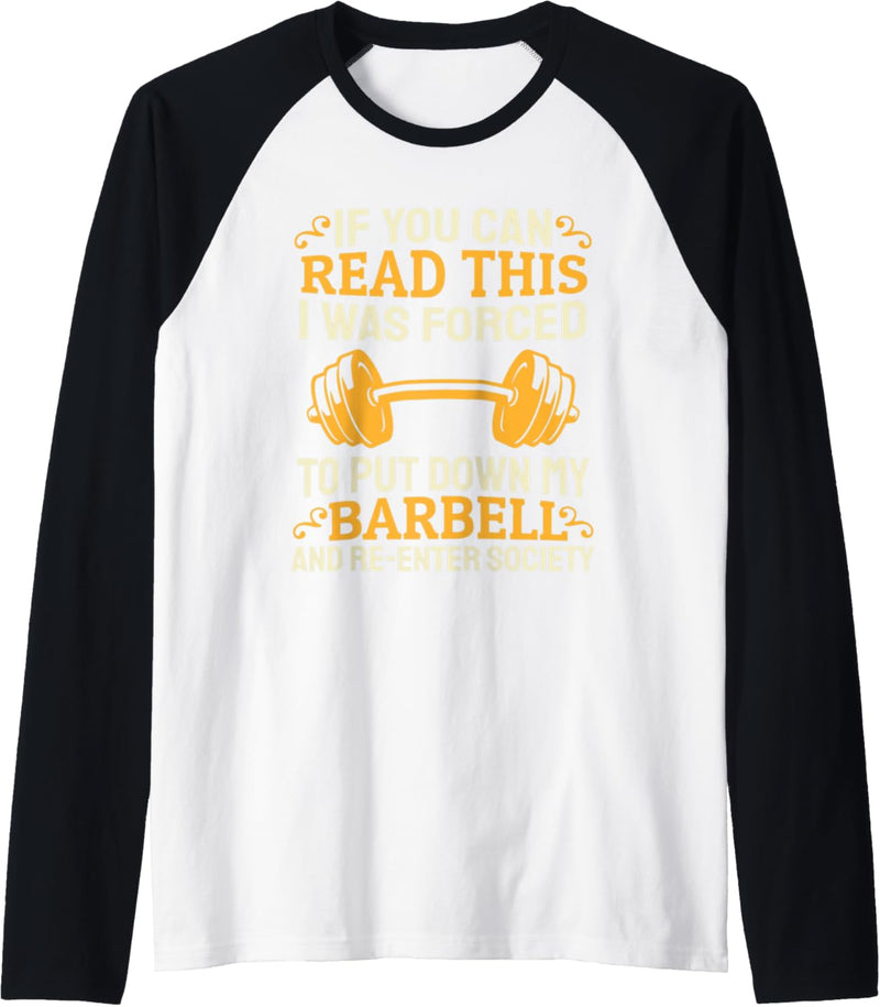 Bodybuildung Fitness - Lustiges Gym Workout Bodybuilder Raglan