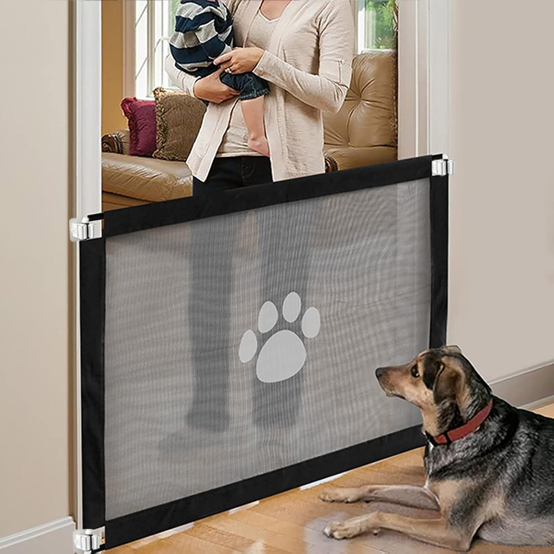 Enjoying Hundeschutzgitter, 100 x 80 cm, Haustier Treppenschutzgitter für Hunde Katzen, Türschutzgit