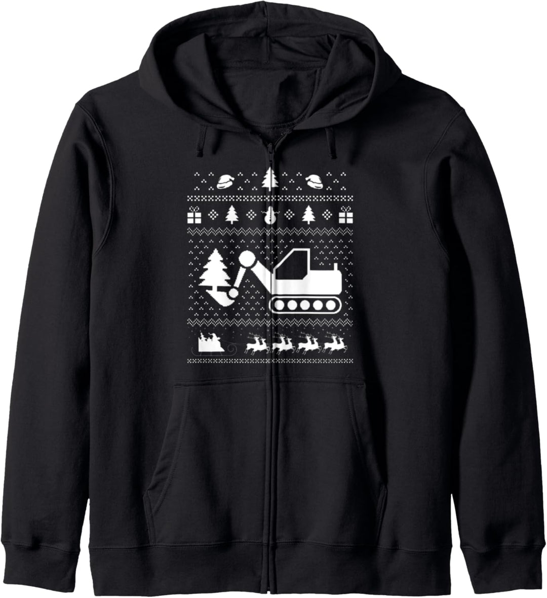 Weihnachten Christmas Xmas Ugly Bagger Kapuzenjacke
